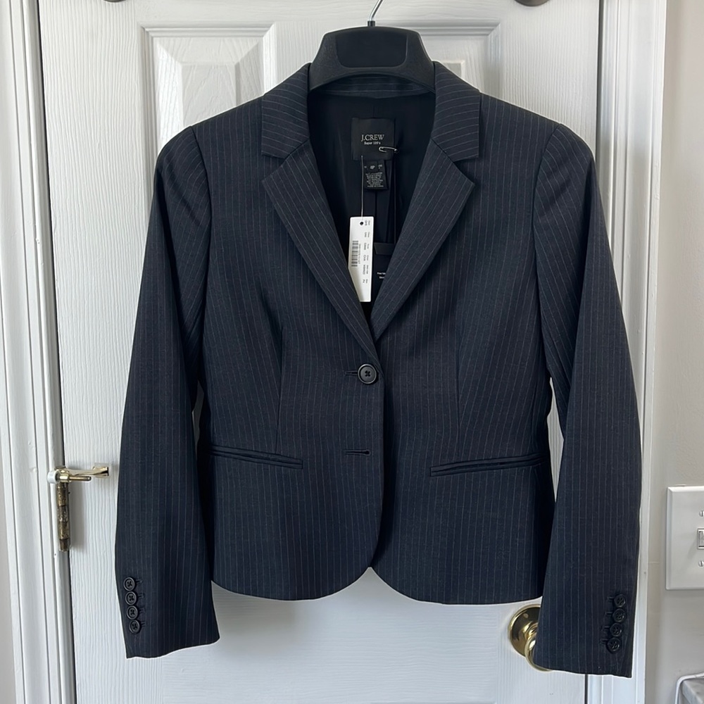 NWT Charcoal pinstripe suiting